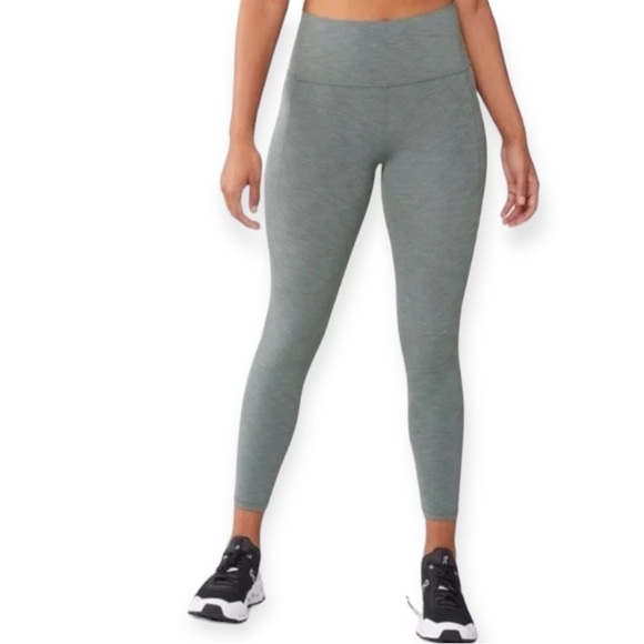Athleta Salutation Stash Pocket ll 7/8 Tight Heathered Gray XL - Picture 1 of 8